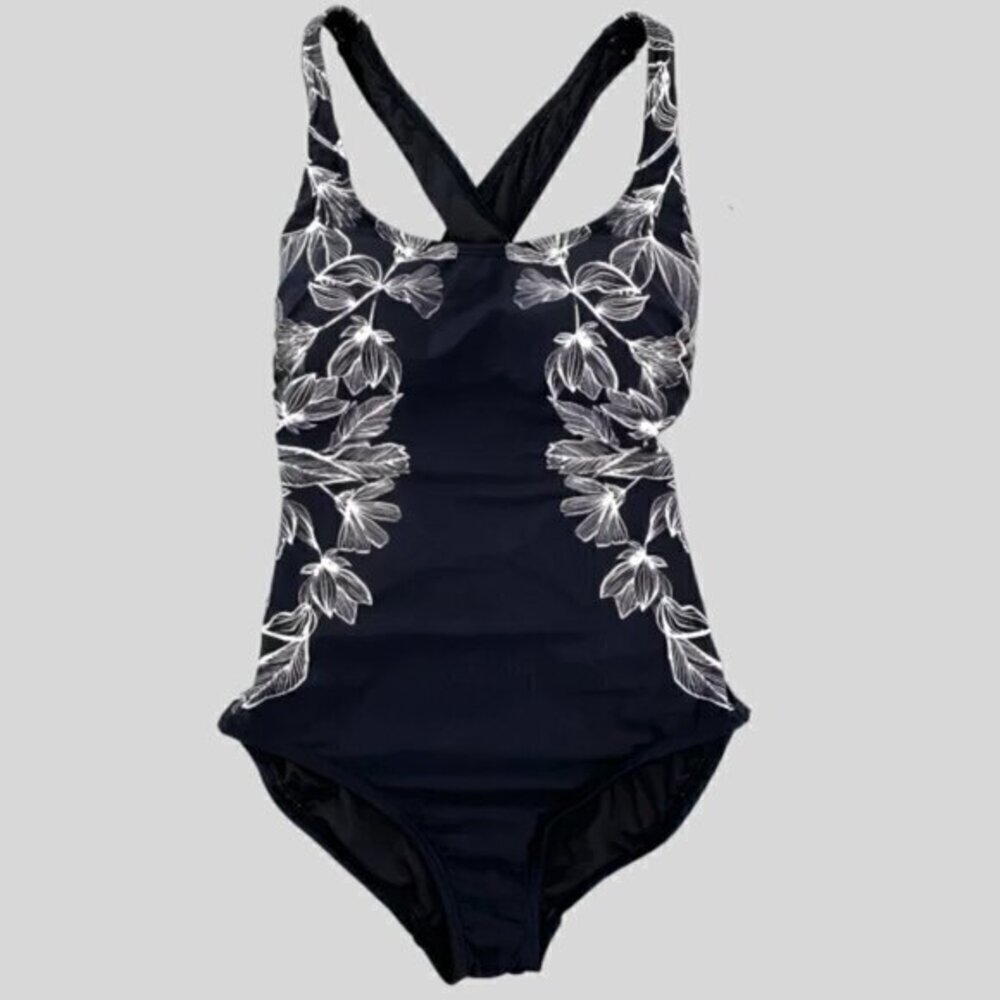 Calvin Klein Black one piece Swimsuit Size 4